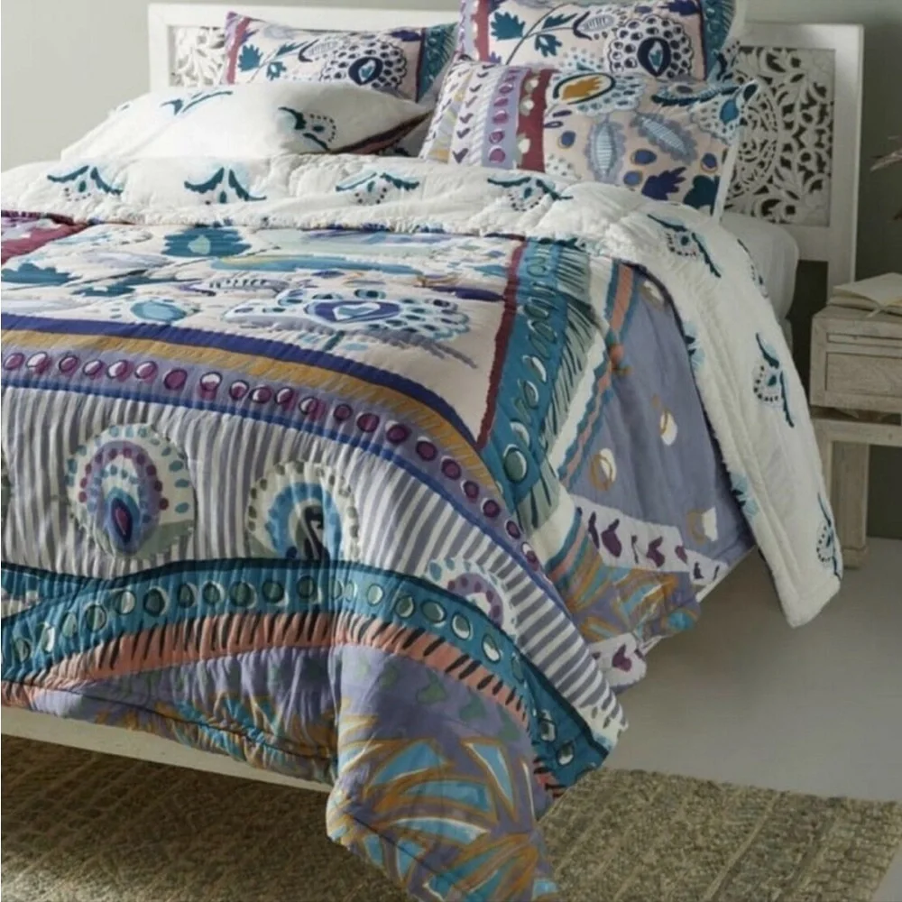 Anthropologie Sunder Standard Sham Set NWT